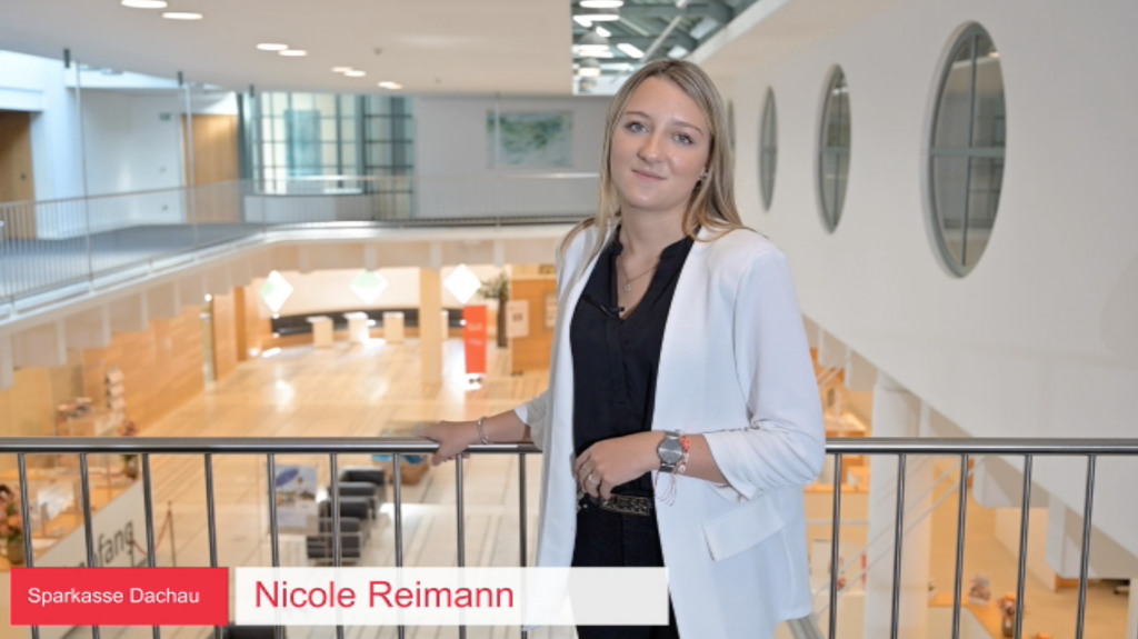 Die Auszubildende Nicole Reimann stellt sich vor